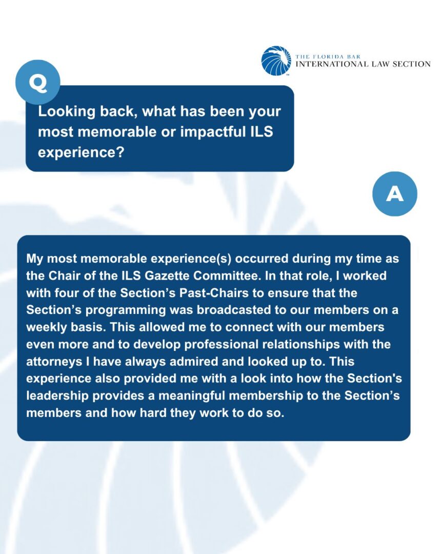 Florida Bar International Law Section Member Spotlight - Q&A With Matthew Akiba, Founder of Akiba Law