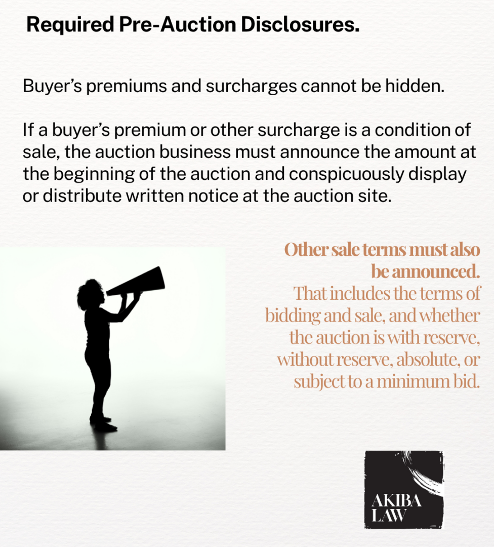 Auction Disclosures